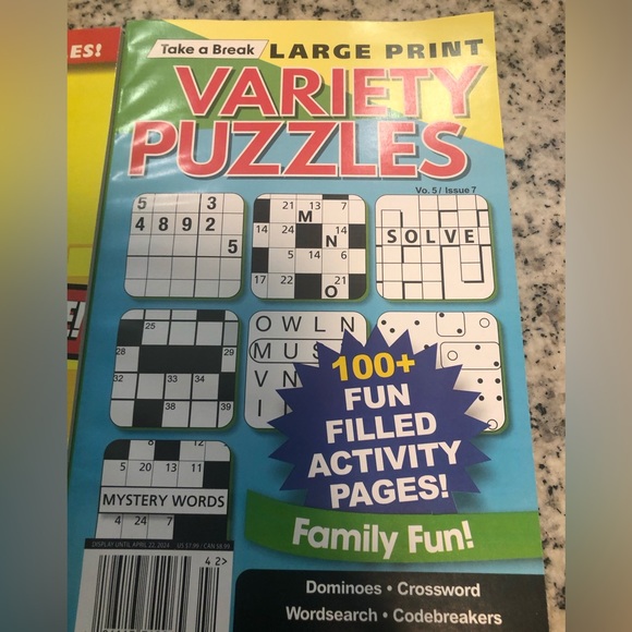 Brain Games crossword puzzles two bar and new books. One low price - Picture 3 of 3